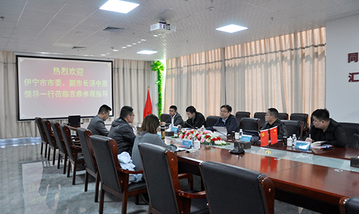 科技引领·共绘蓝图：新疆伊宁市考察团访问言鼎集团洽谈合作