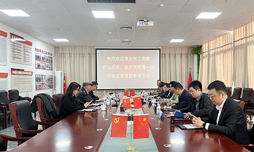 言鼎集团与淮北市开展合作洽谈，共探大健康产业新机遇